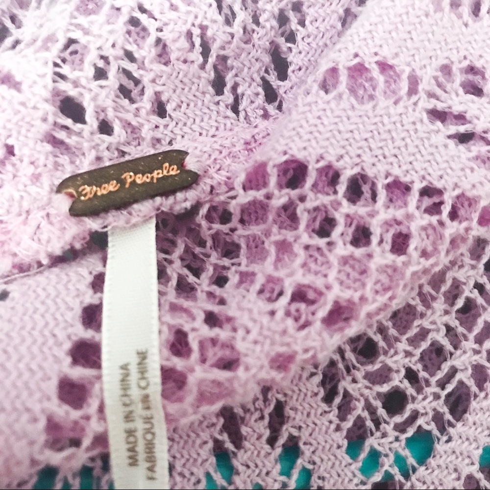 NWT Free People Wisteria Mock Neck Lace Dress - Picture 6 of 7